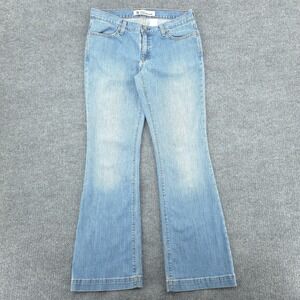 VINTAGE Gap Long And Lean Jeans Womens 8 Regular Blue Bootcut Denim 32x32